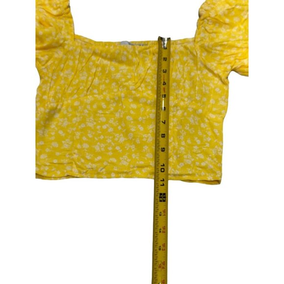 SOPHIE RUE Women's Yellow Top SMALL - Picture 7 of 8
